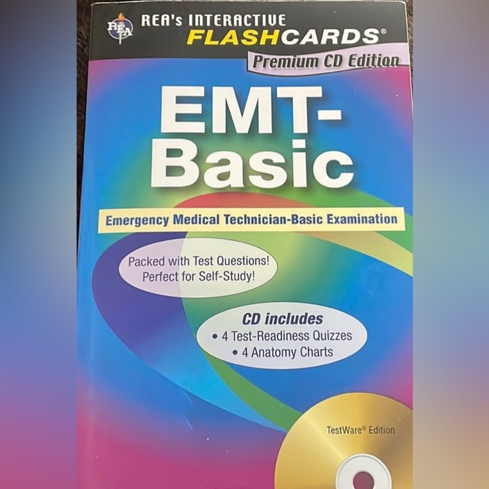 New REA’s Interactive EMT CD/Flashcard Premium Edition Flashcards